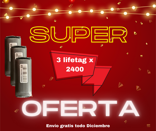 Kit de 3 Lifetags con micrófono integrado y plataforma de rastreo gratuita